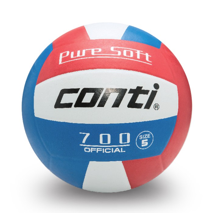 Conti超軟橡膠排球-3號V700-3-RWB