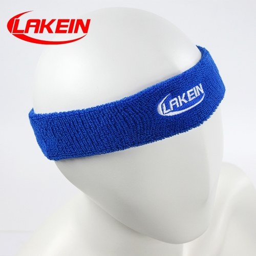 ║LAKEIN║運動吸汗頭帶-藍色