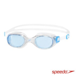 電子報專區║speedo║成人泳鏡Futura Classic透明/藍