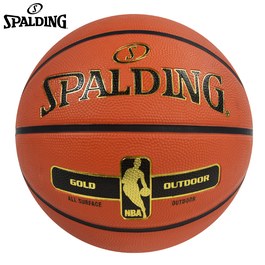 ║SPALDING║17'金色NBA-Rubber-7號籃球