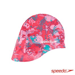 ║speedo║兒童彈性泳帽 Sea squad粉紅