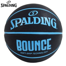 ║SPALDING║Bounce橡膠黑藍-7號籃球