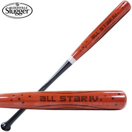 ║Louisville Slugger║ALL-STAR IV 楓木慢壘木棒-黑橘25OZ