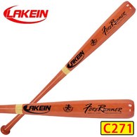 ║LAKEIN║ 先行者北美楓木棒球棒-棒協認證-橘色