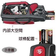 ║Louisville Slugger║LS SERIES 5 RIG滾輪裝備袋