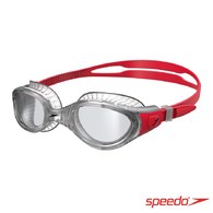 ║speedo║成人運動泳鏡Futura Biofuse透明/紅灰